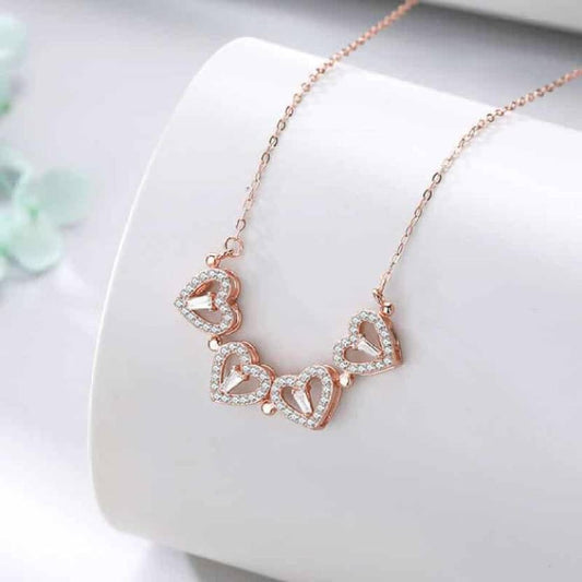 Magnetic Flower Necklaces 925 Silver